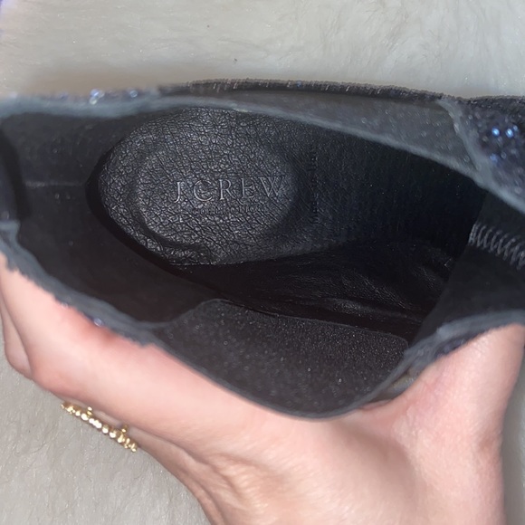 J. Crew Glitter Chelsea Boots, Size 7 - Picture 9 of 10